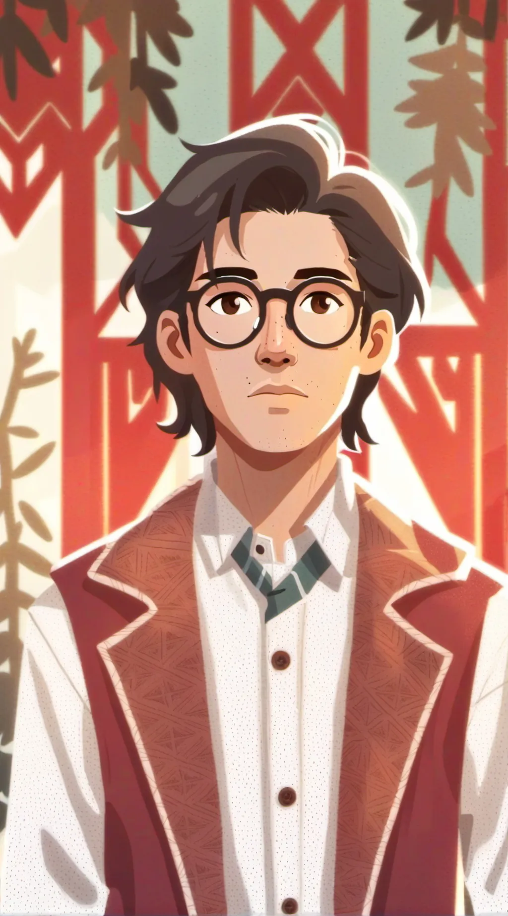 ai character: Opa Chiacago background