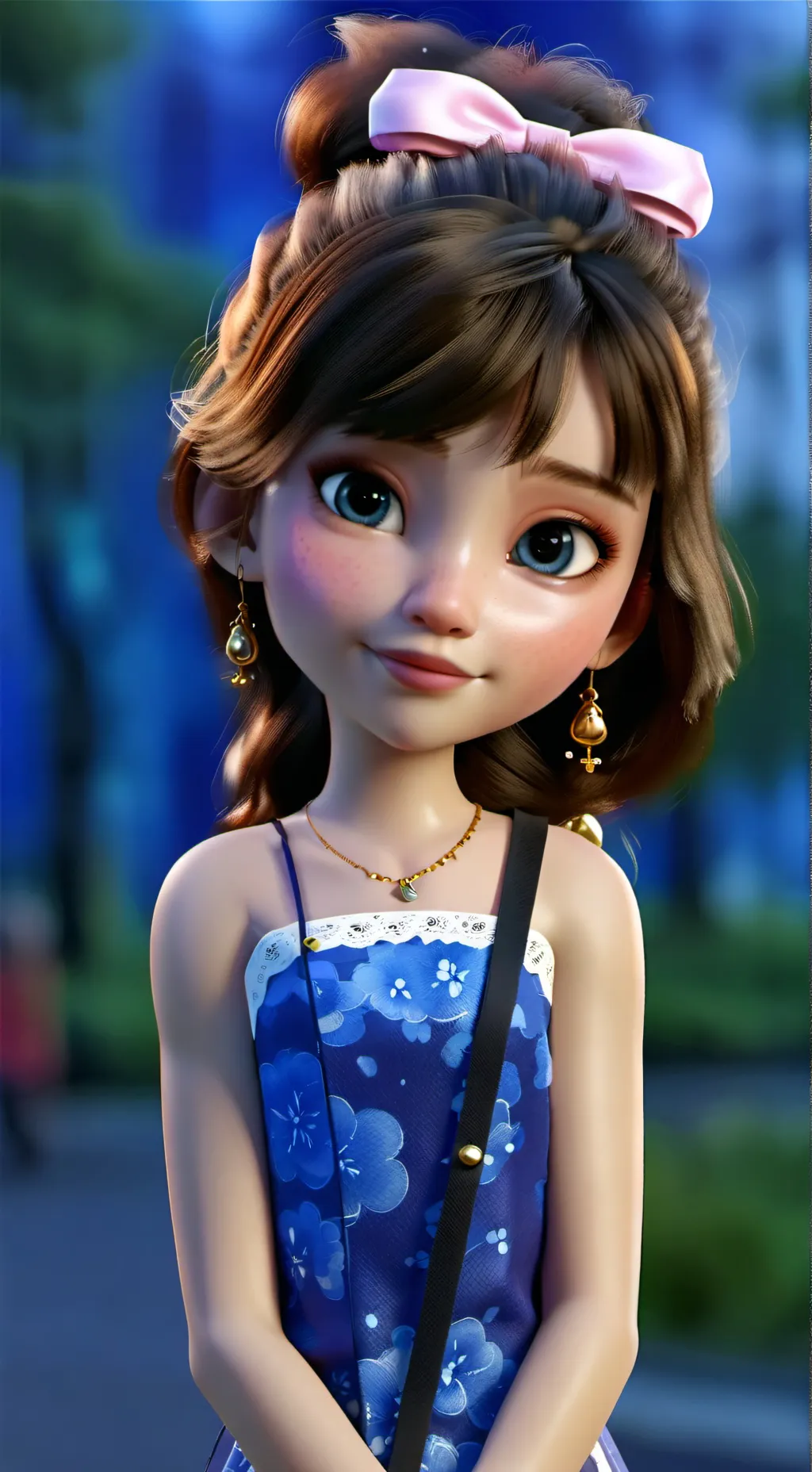 ai character: Zoey background