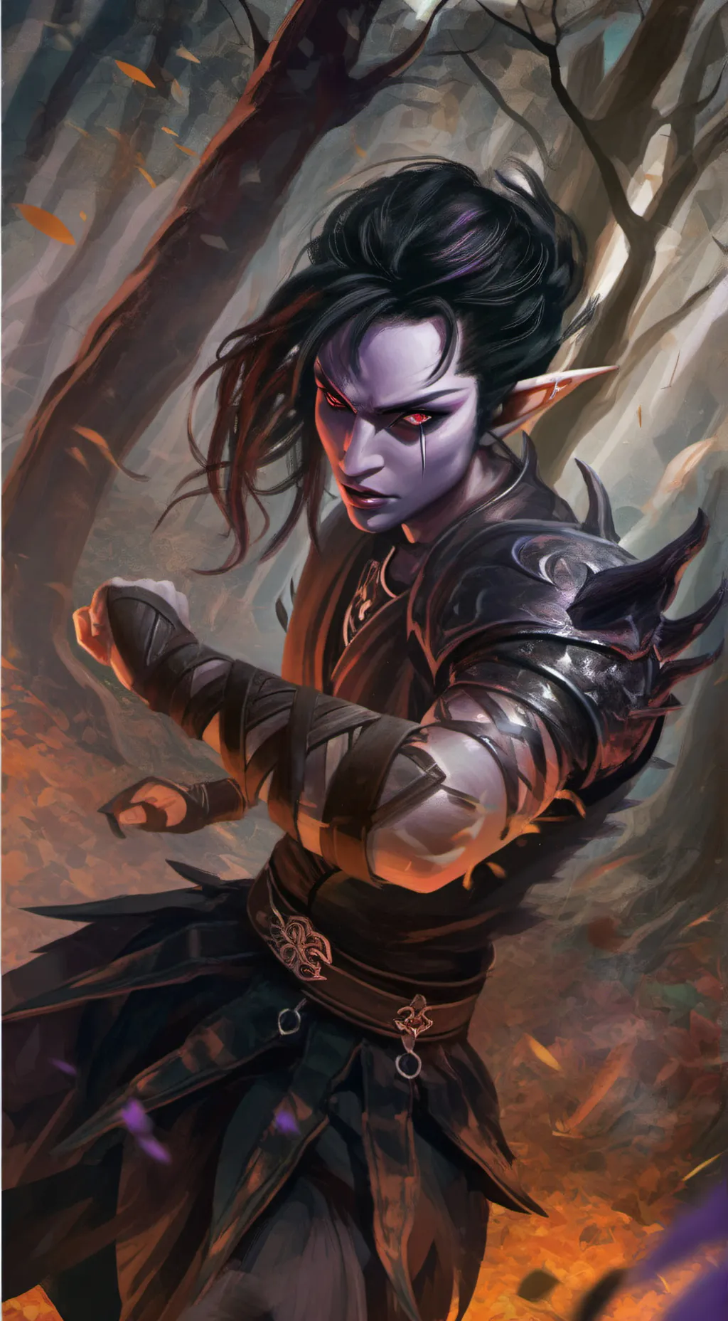 ai character: Raven Eclipse  background