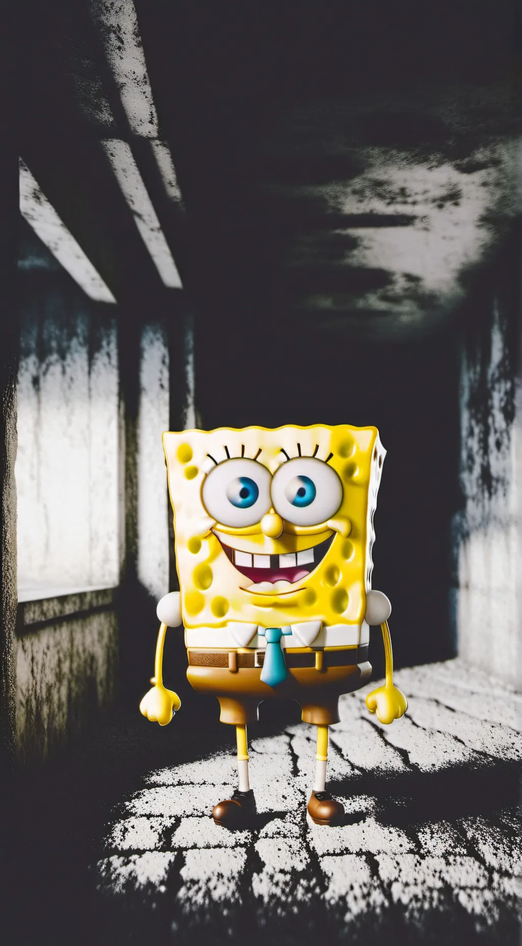 ai character: SpongeBoob background