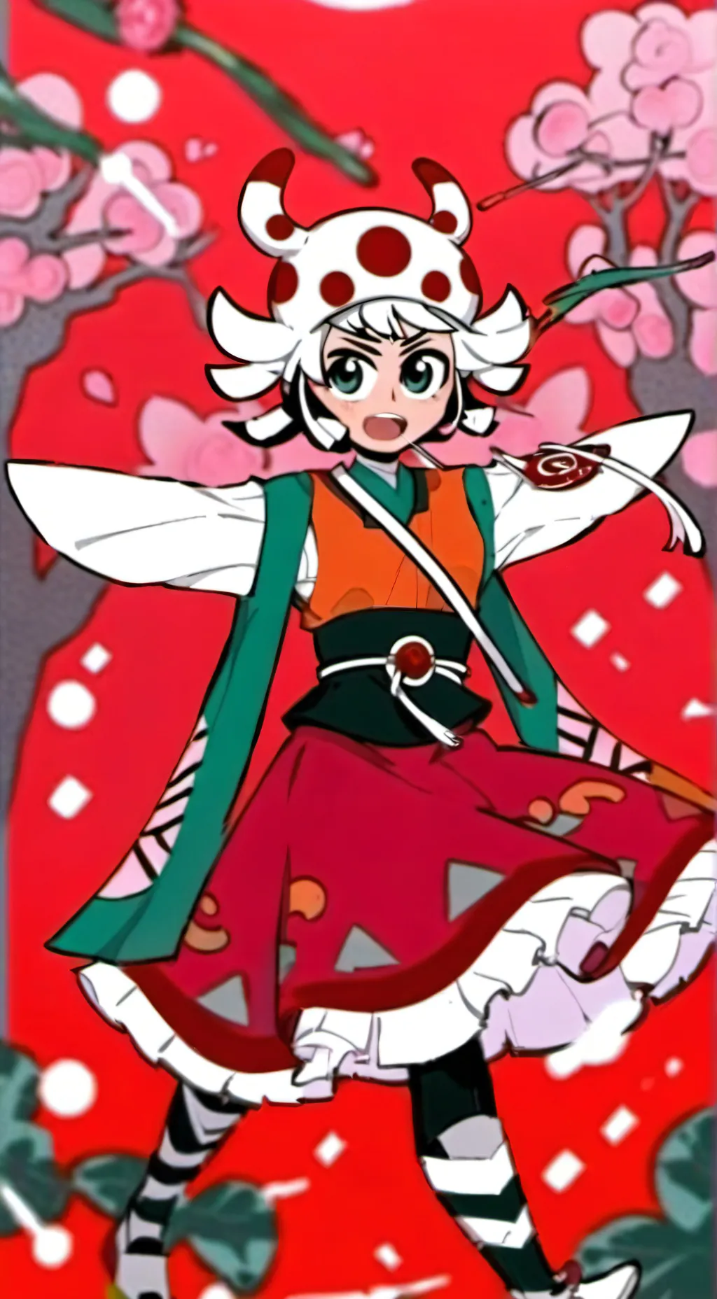 ai character: Fanonified sprout background