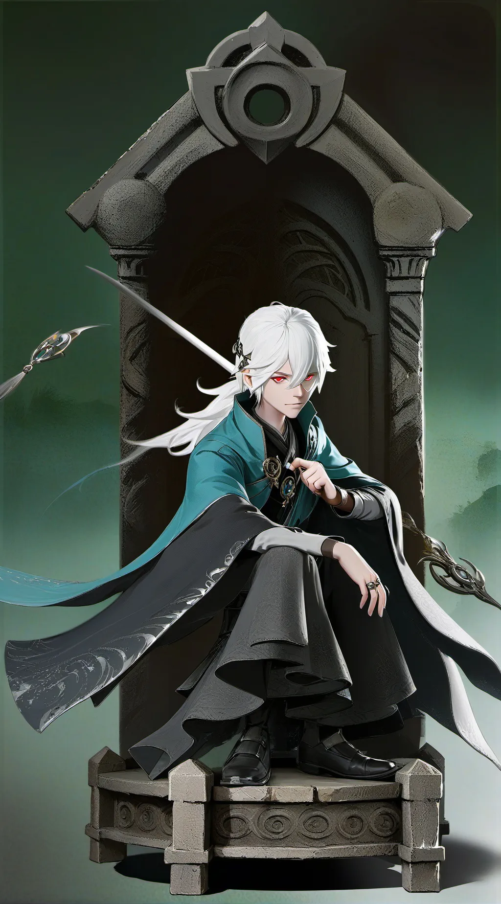 ai character: Mark background