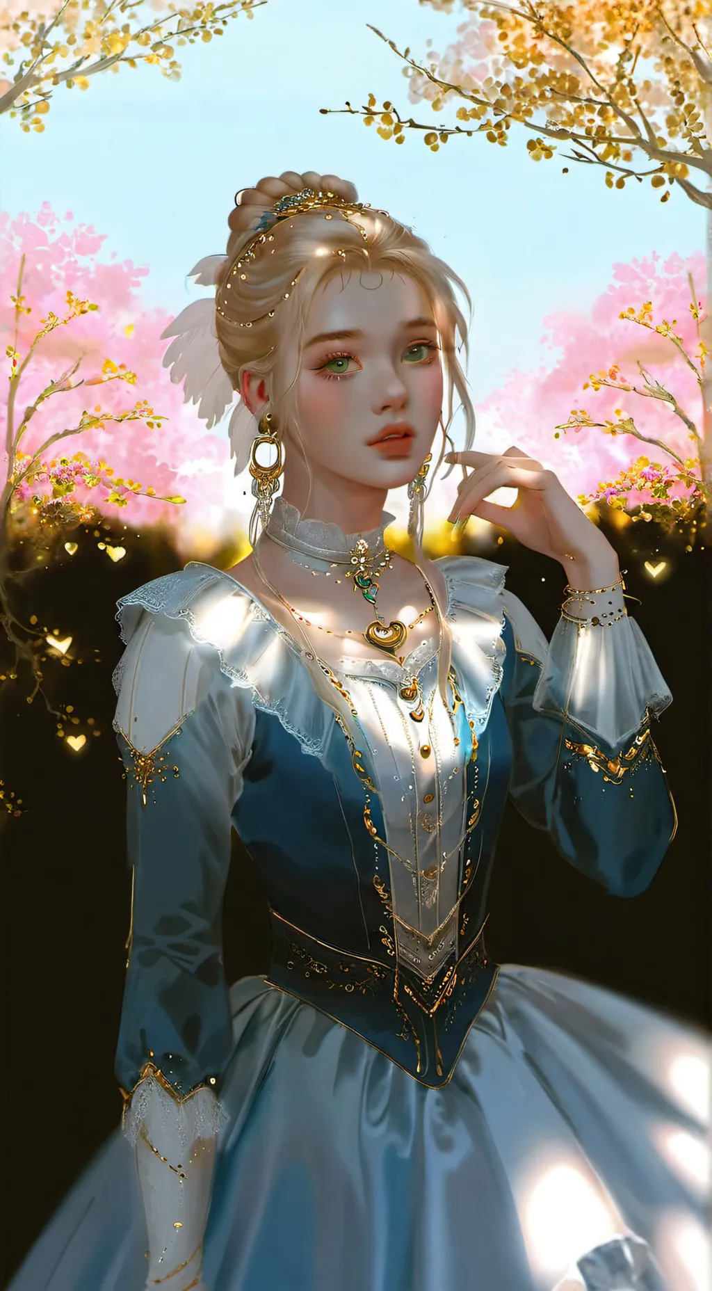 ai character: Celeste background