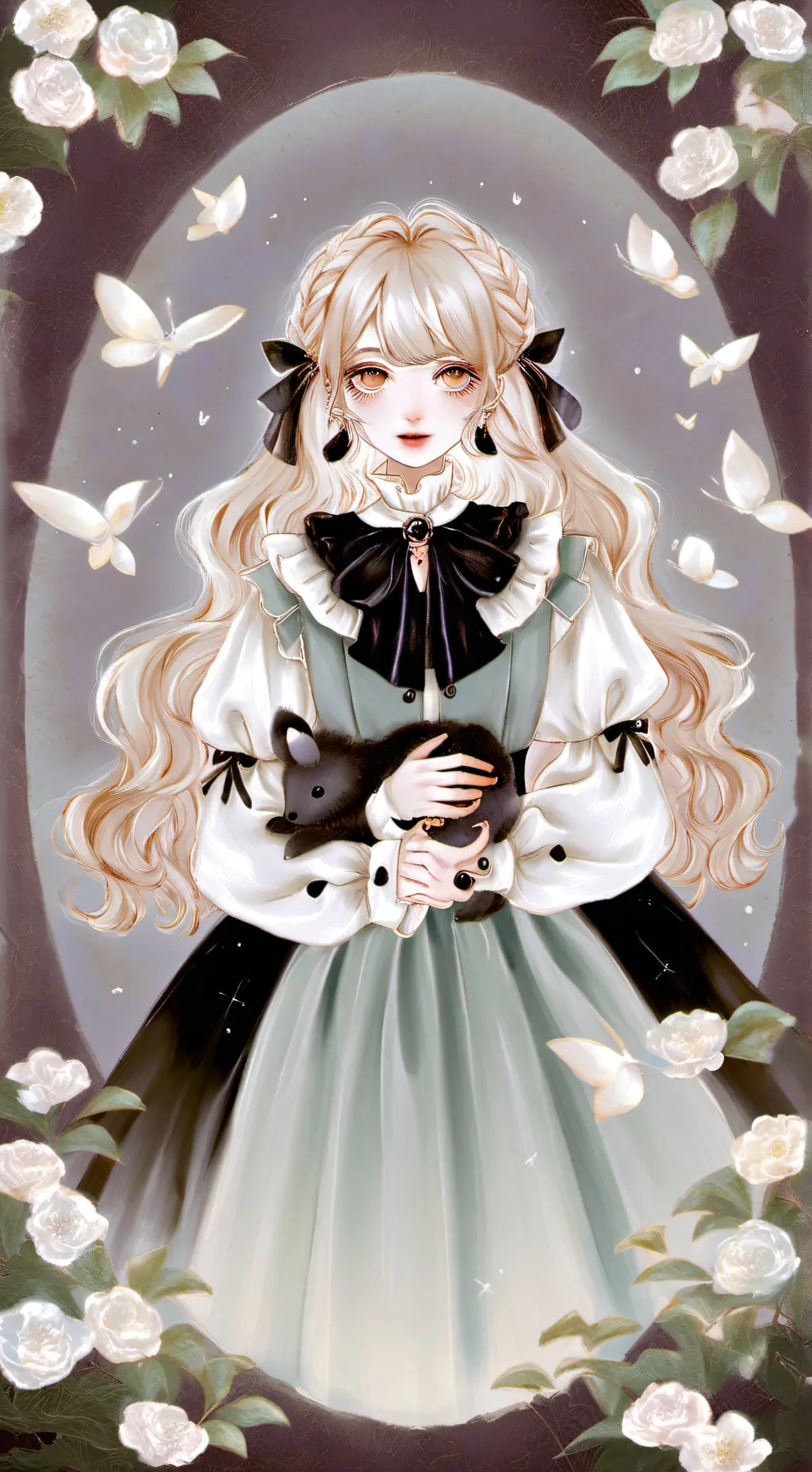 ai character: Liz  background