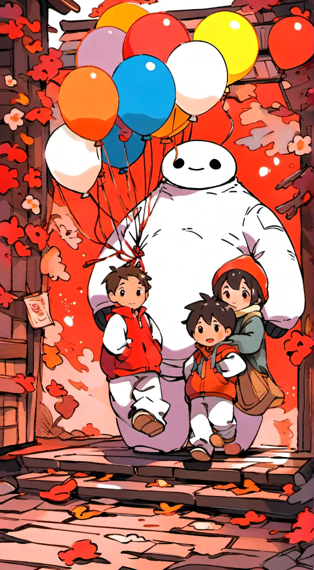 ai character: Big Hero 6 background