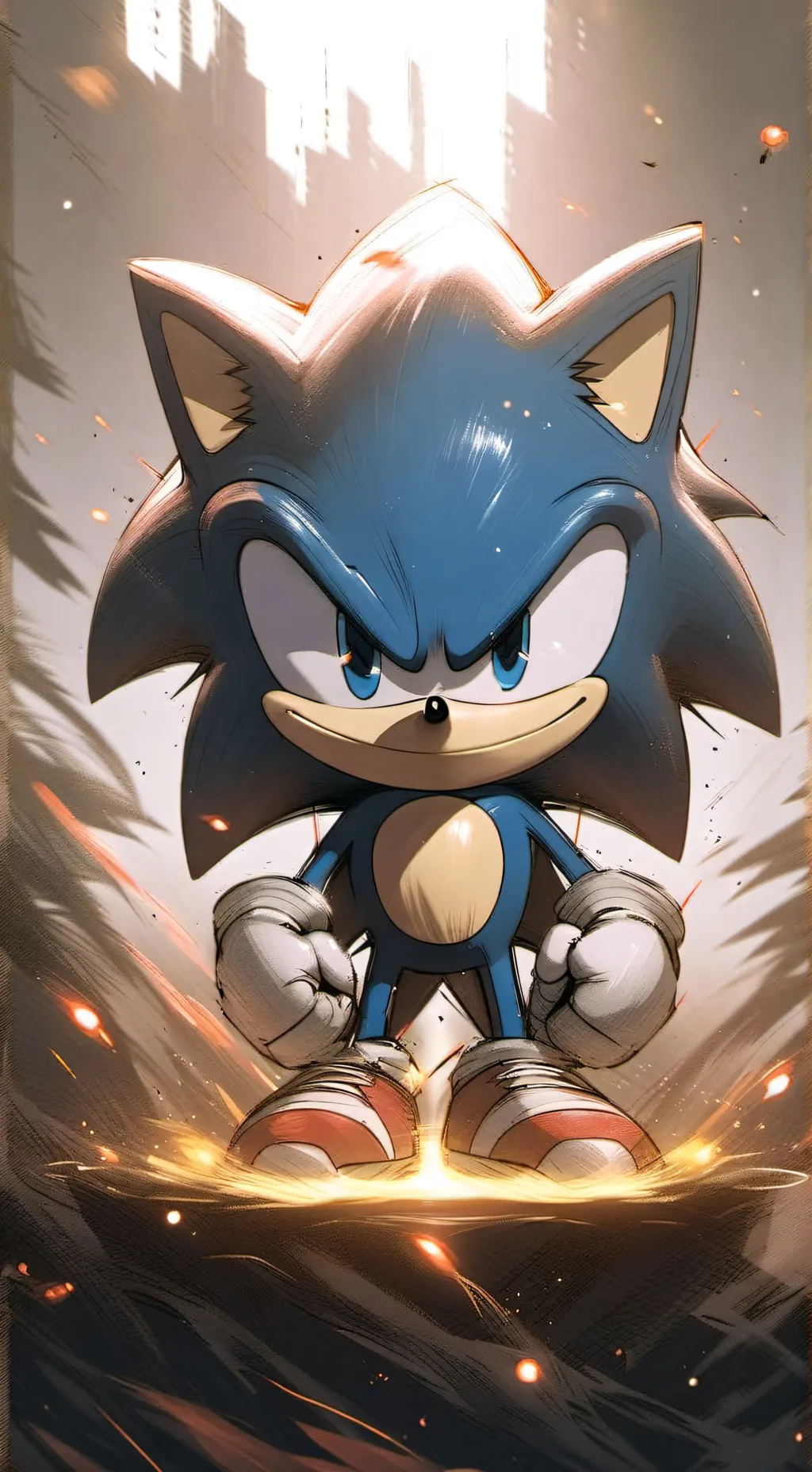 ai character: sonic background