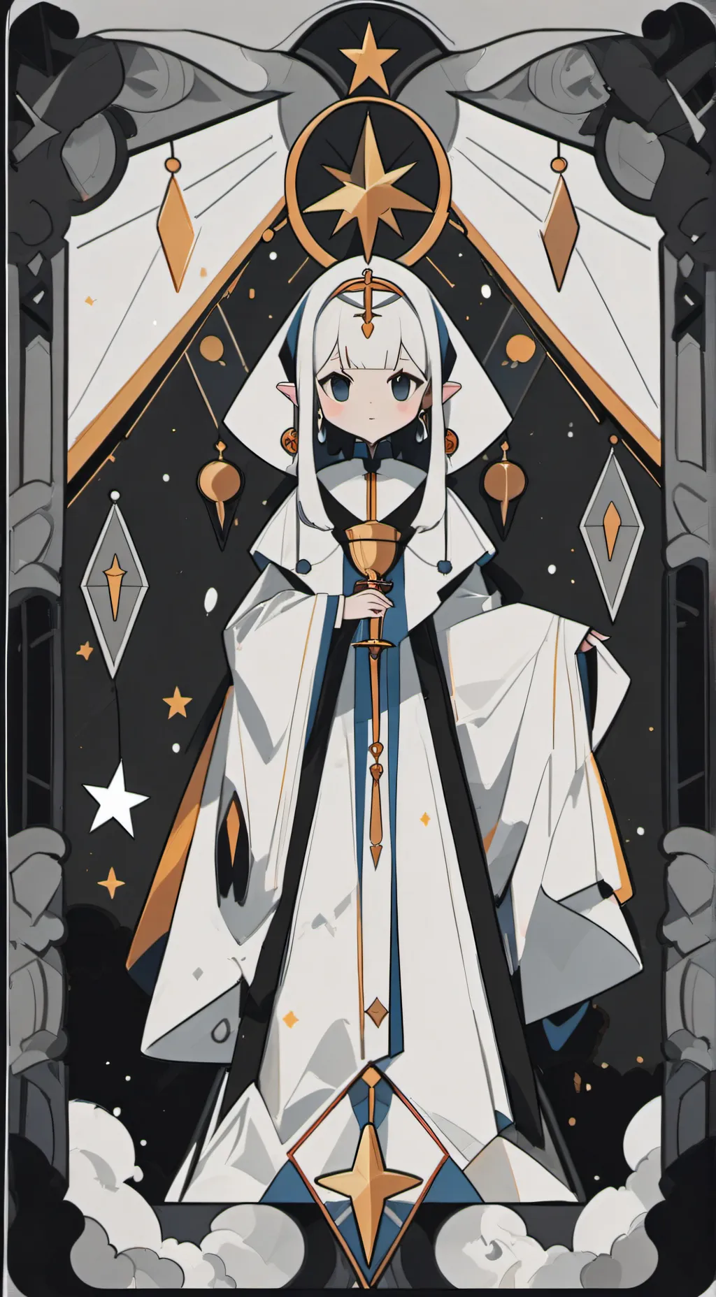 ai character: MARCH!!! AHHHH!! background