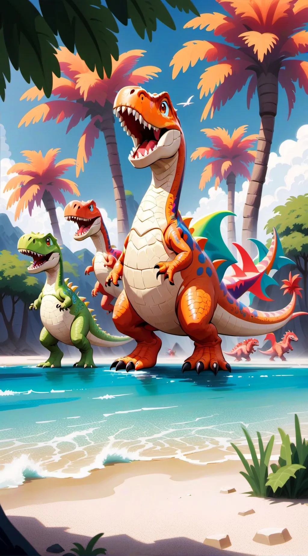 ai character: fpe in jurassic wd background