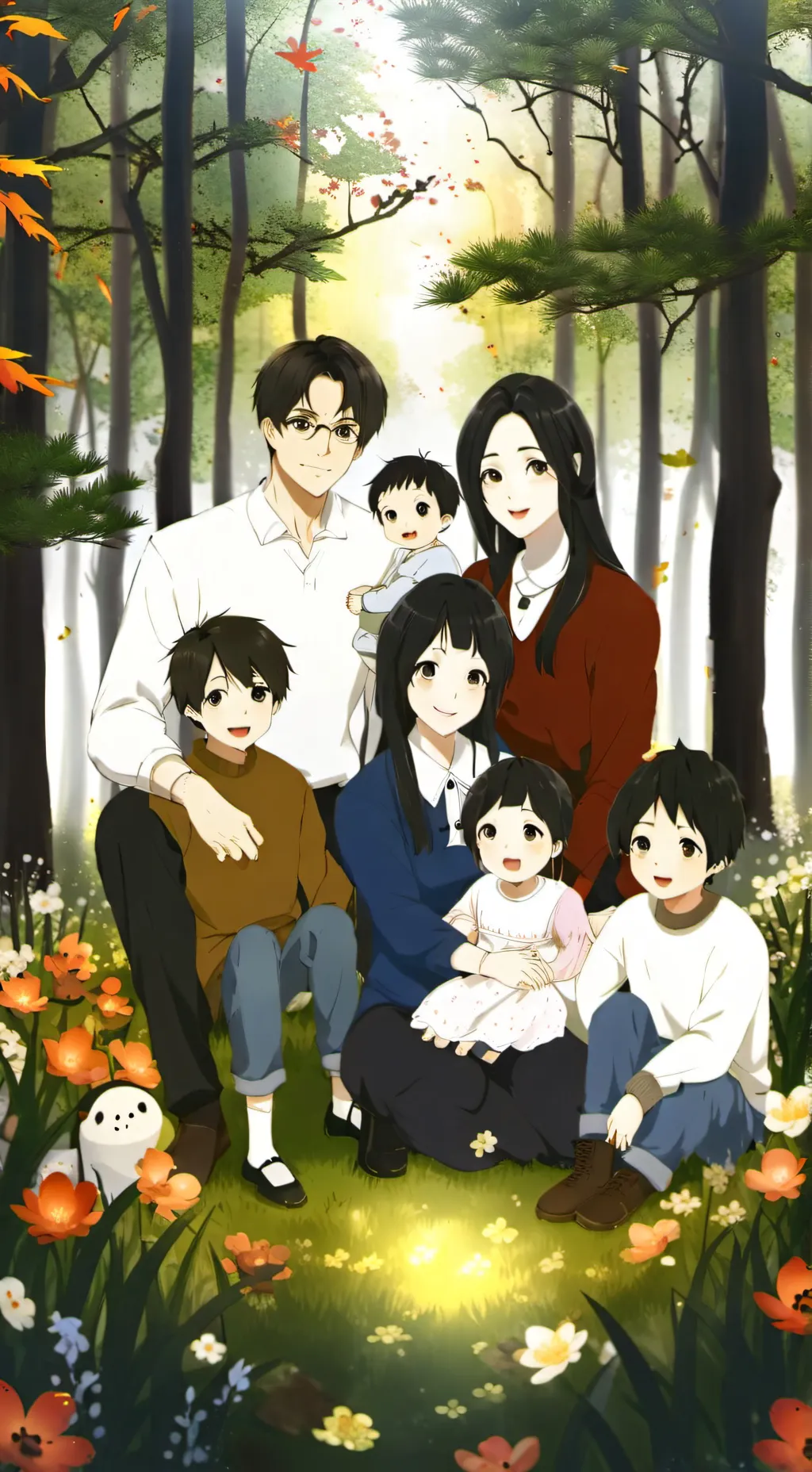 ai character: Family:D background