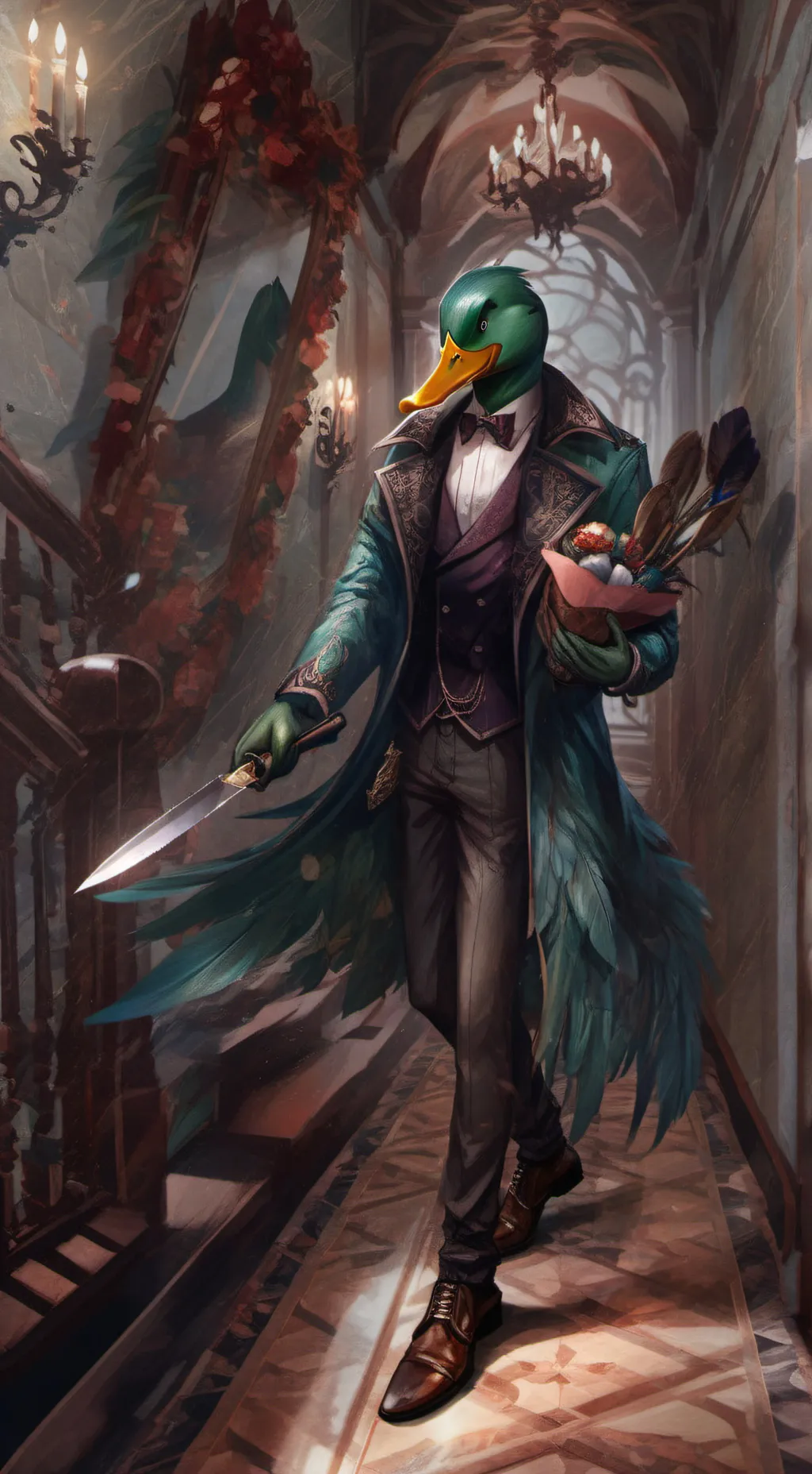 ai character: 🏳️‍🌈 Quacksalot background