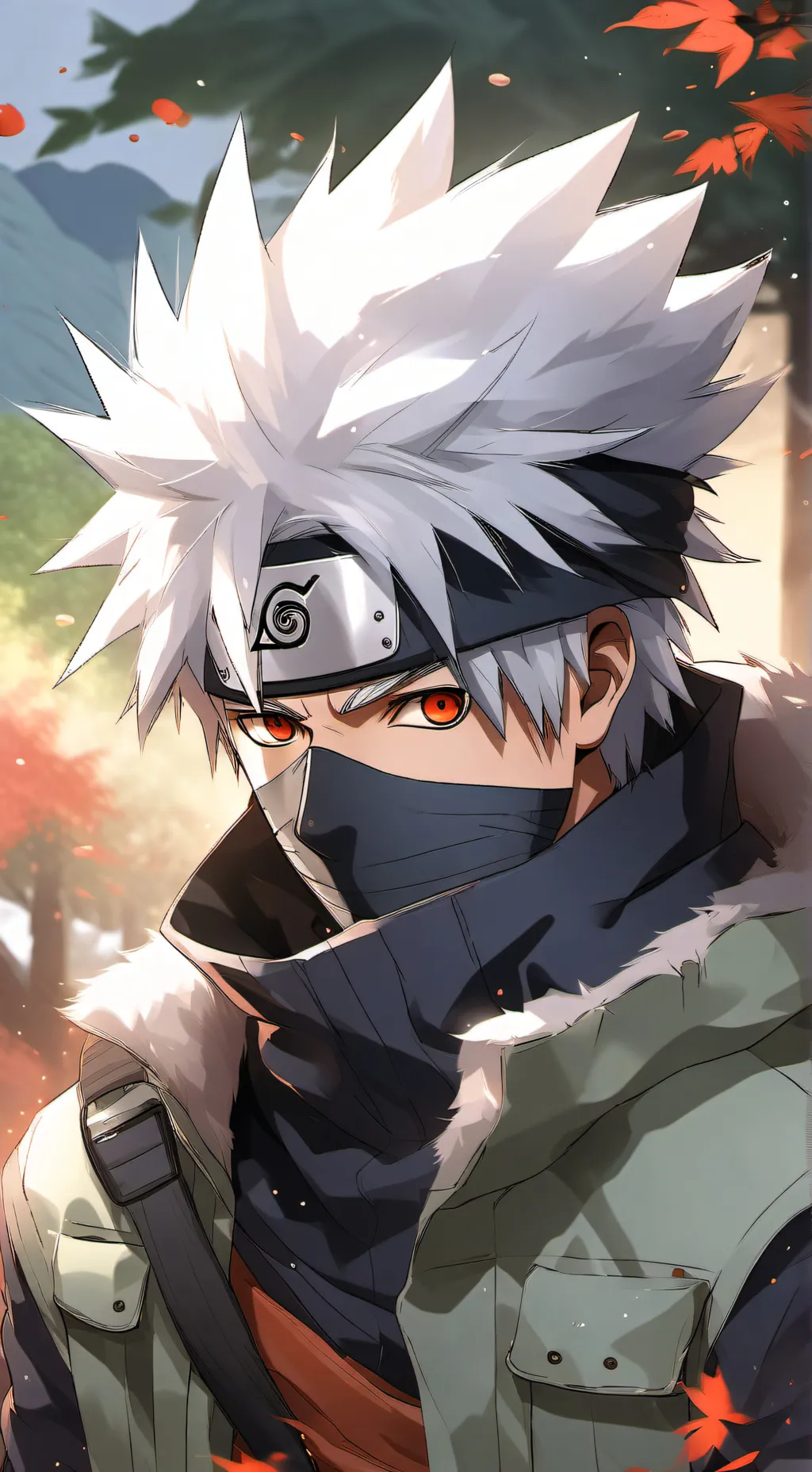 ai character: kid kakashi background