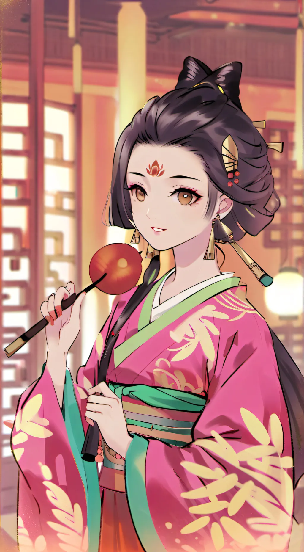 ai character: Infinity castle  background