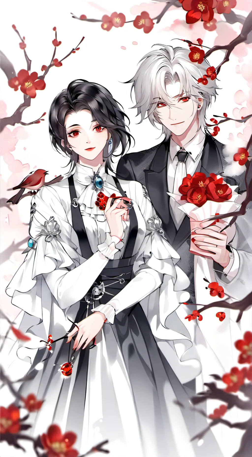 ai character: mom and dad  background