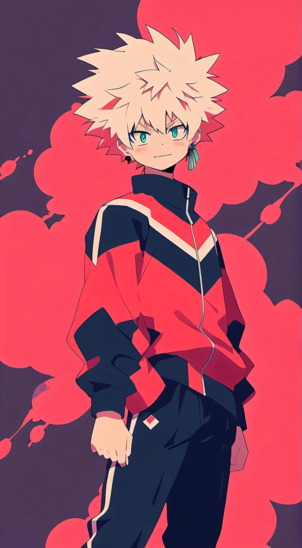 ai character: BAKUGO ❤️ background