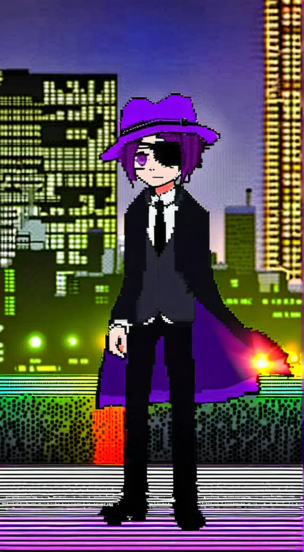 ai character: rain Afton  background