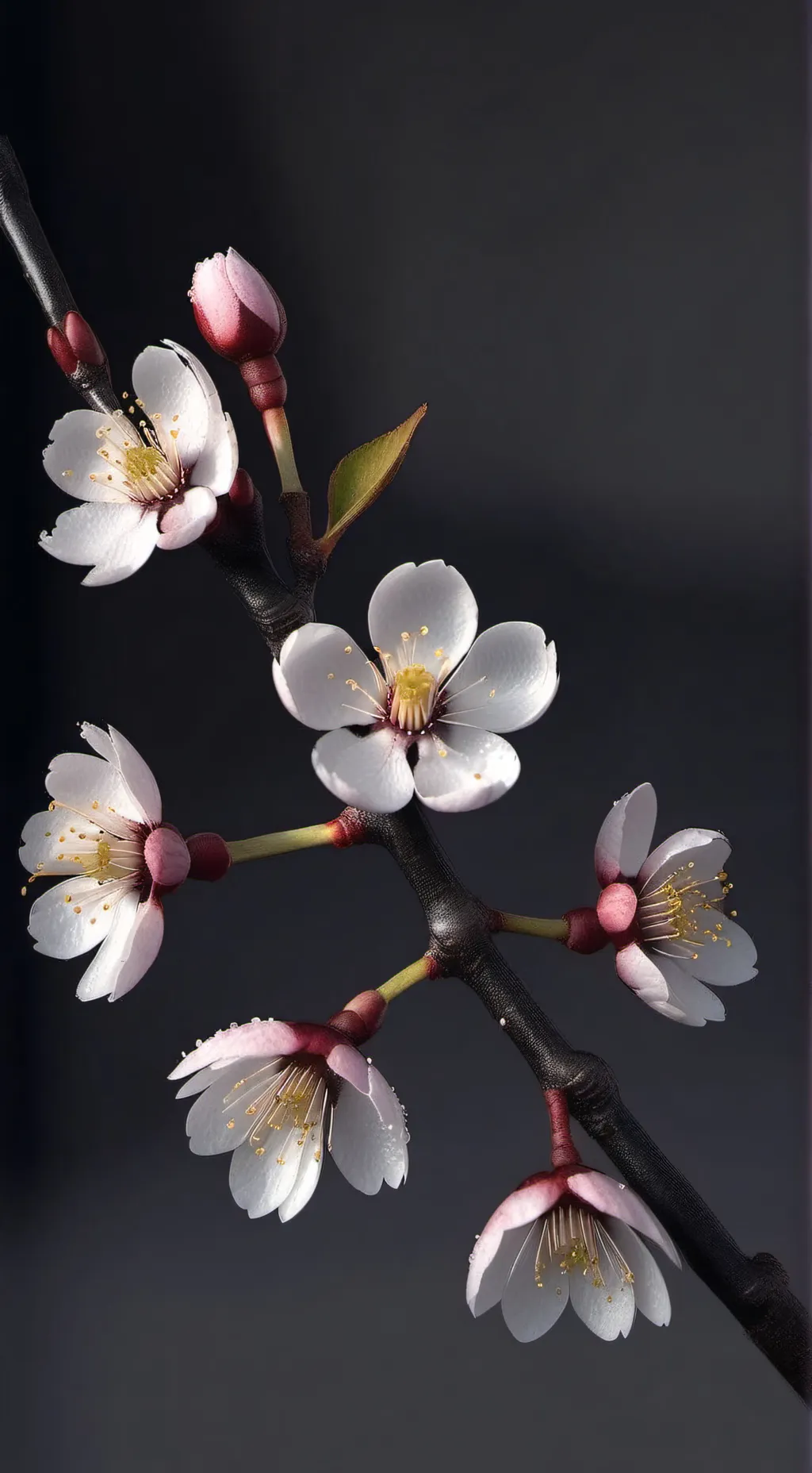 ai character: Japanese cherry bl background