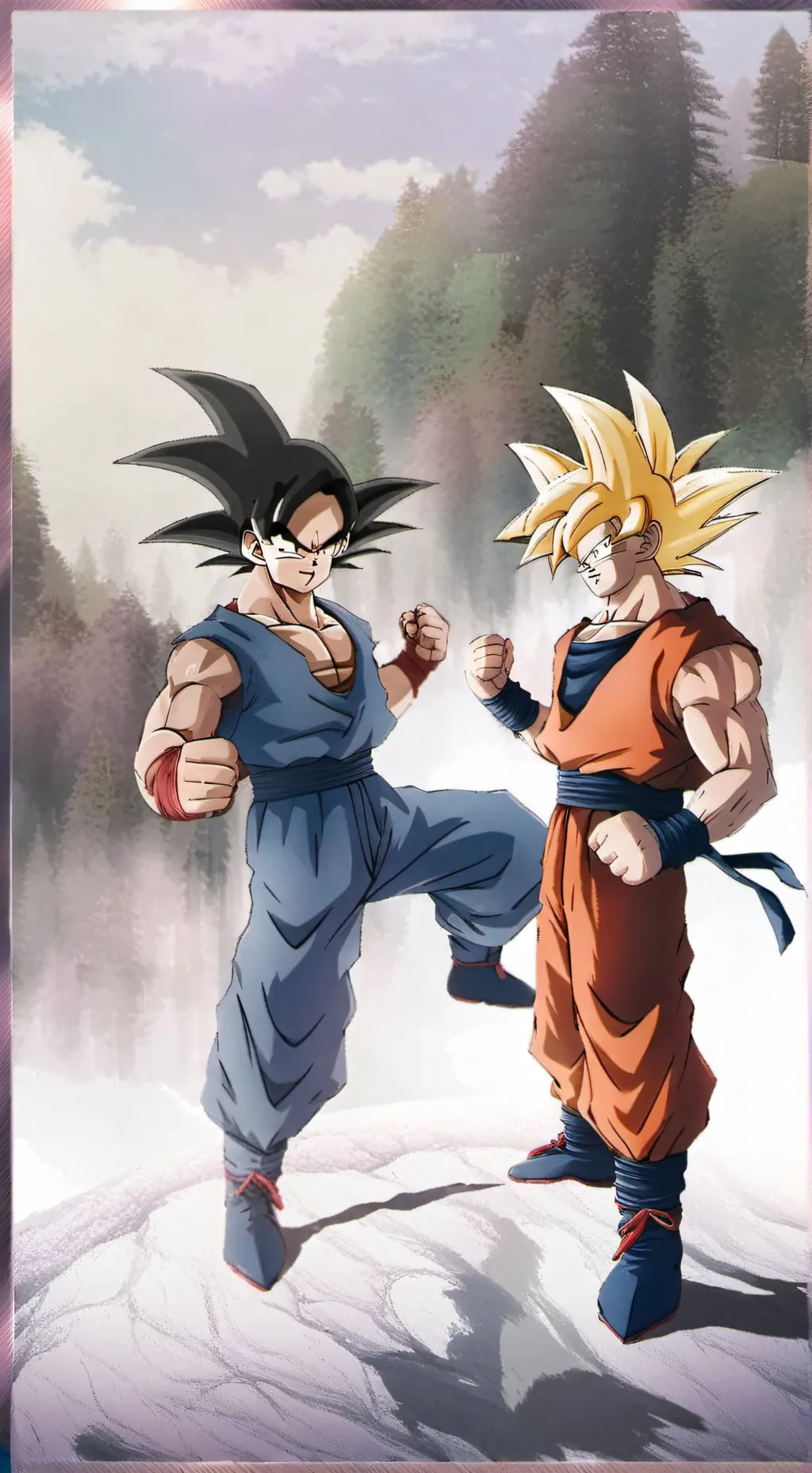 ai character: goku background