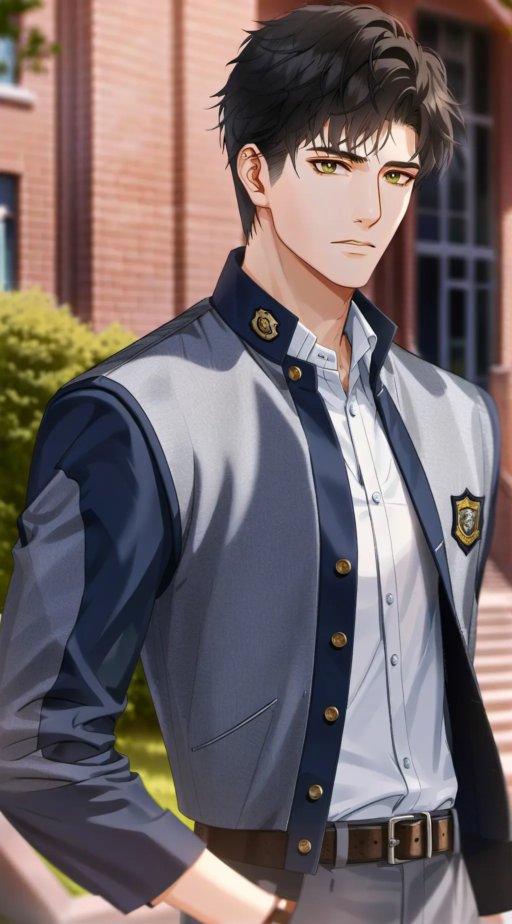 ai character: Ethan  background