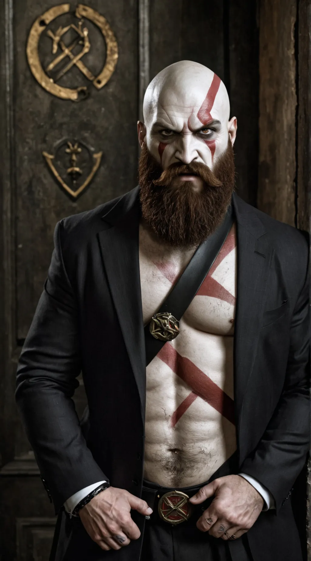 ai character: Kratos (Bouncer) background