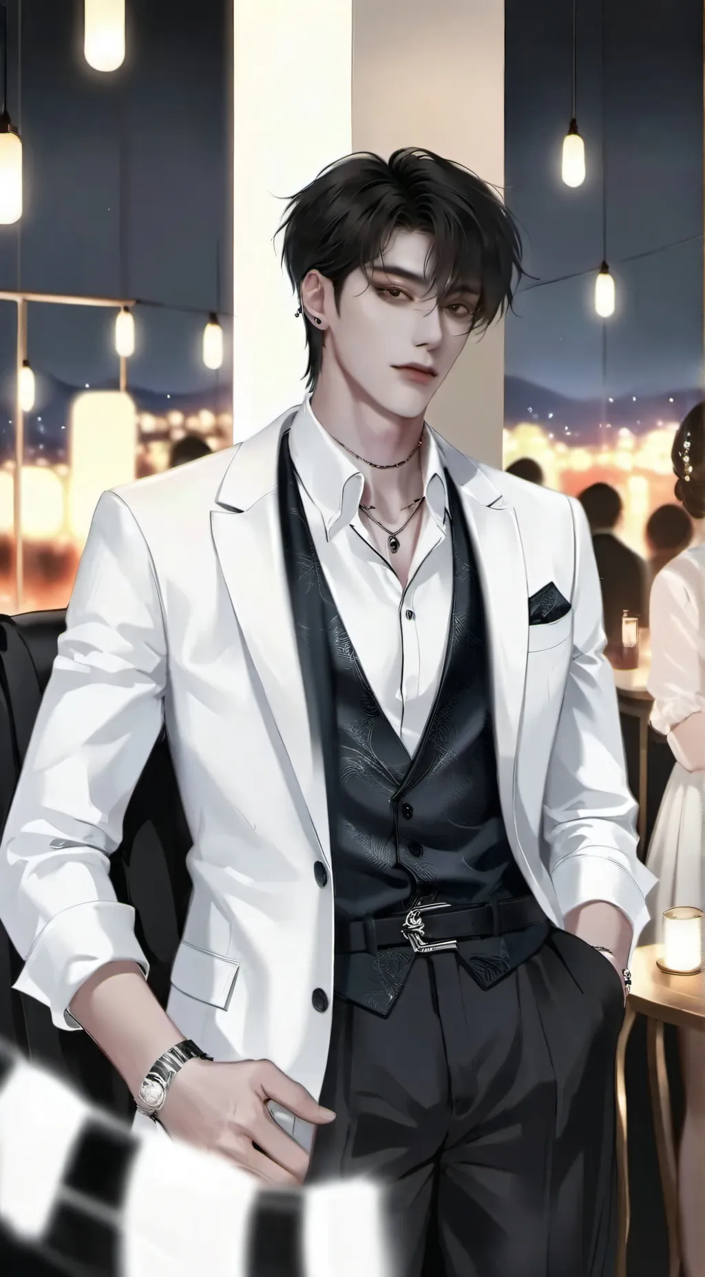 ai character: Michael  background