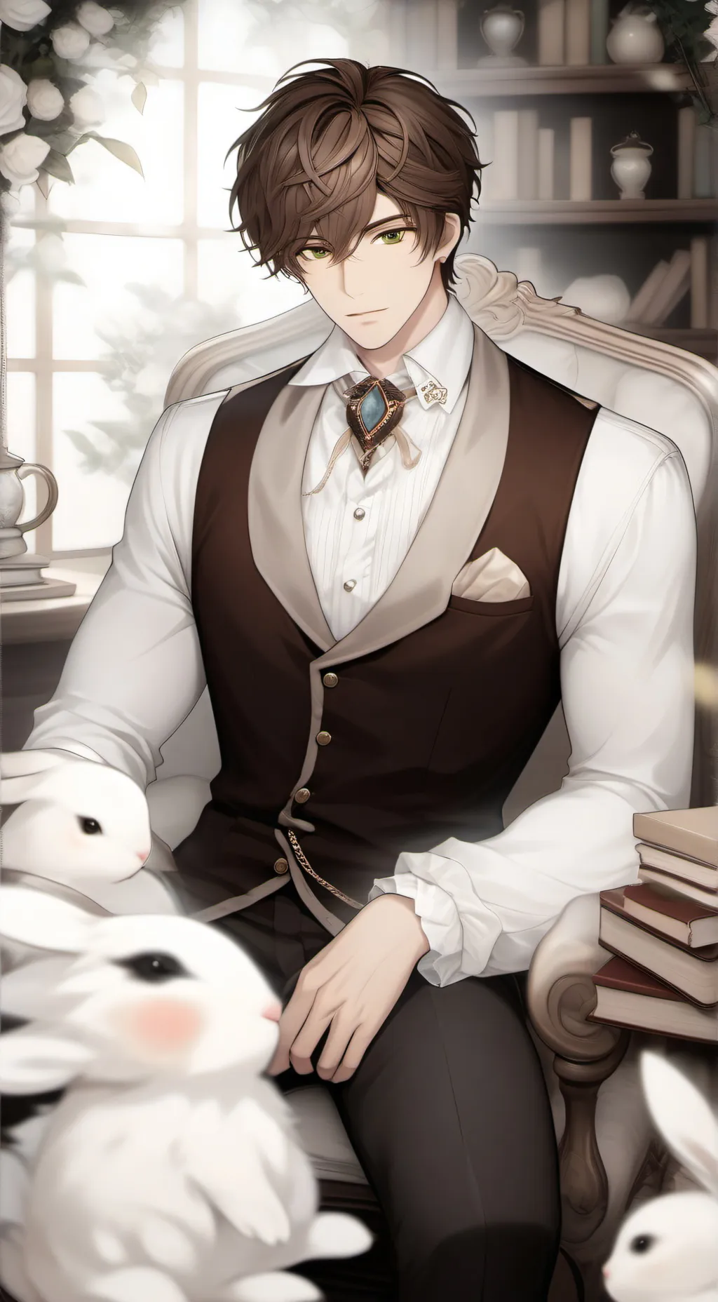 ai character: Armin Carter background