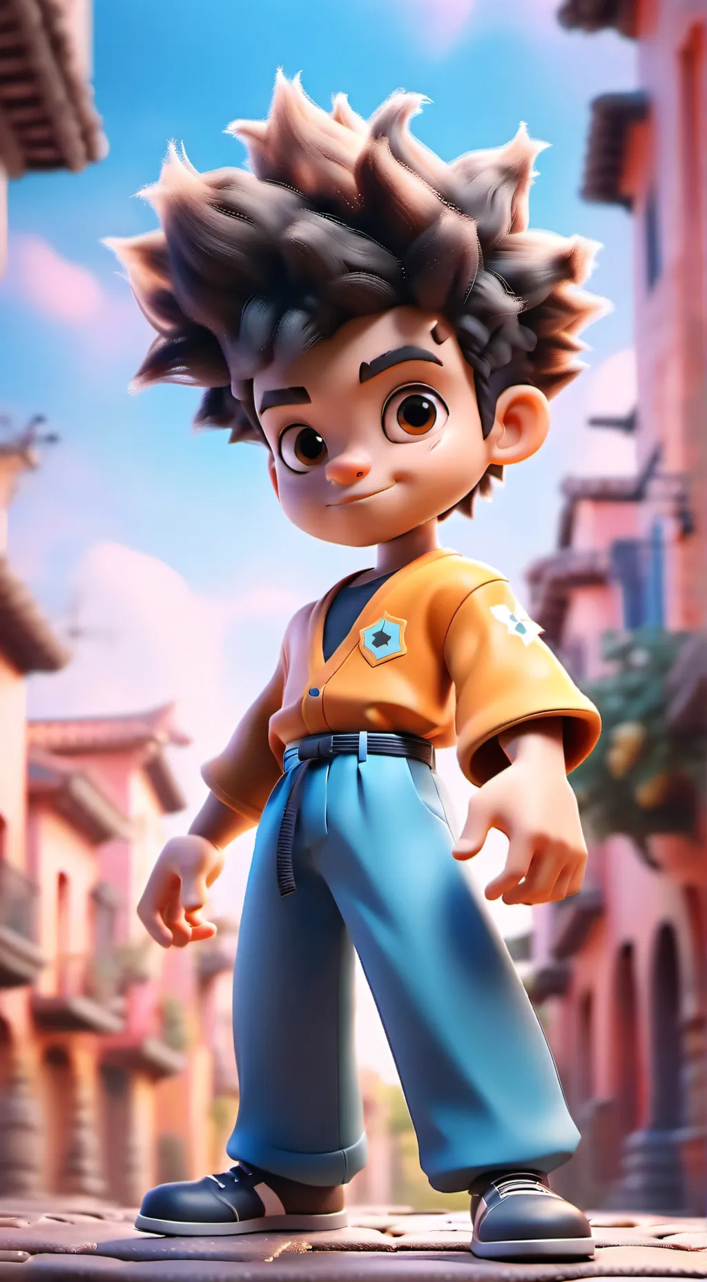 ai character: goku background