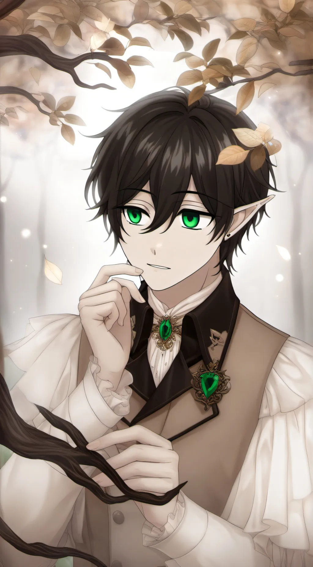 ai character: Derek  background