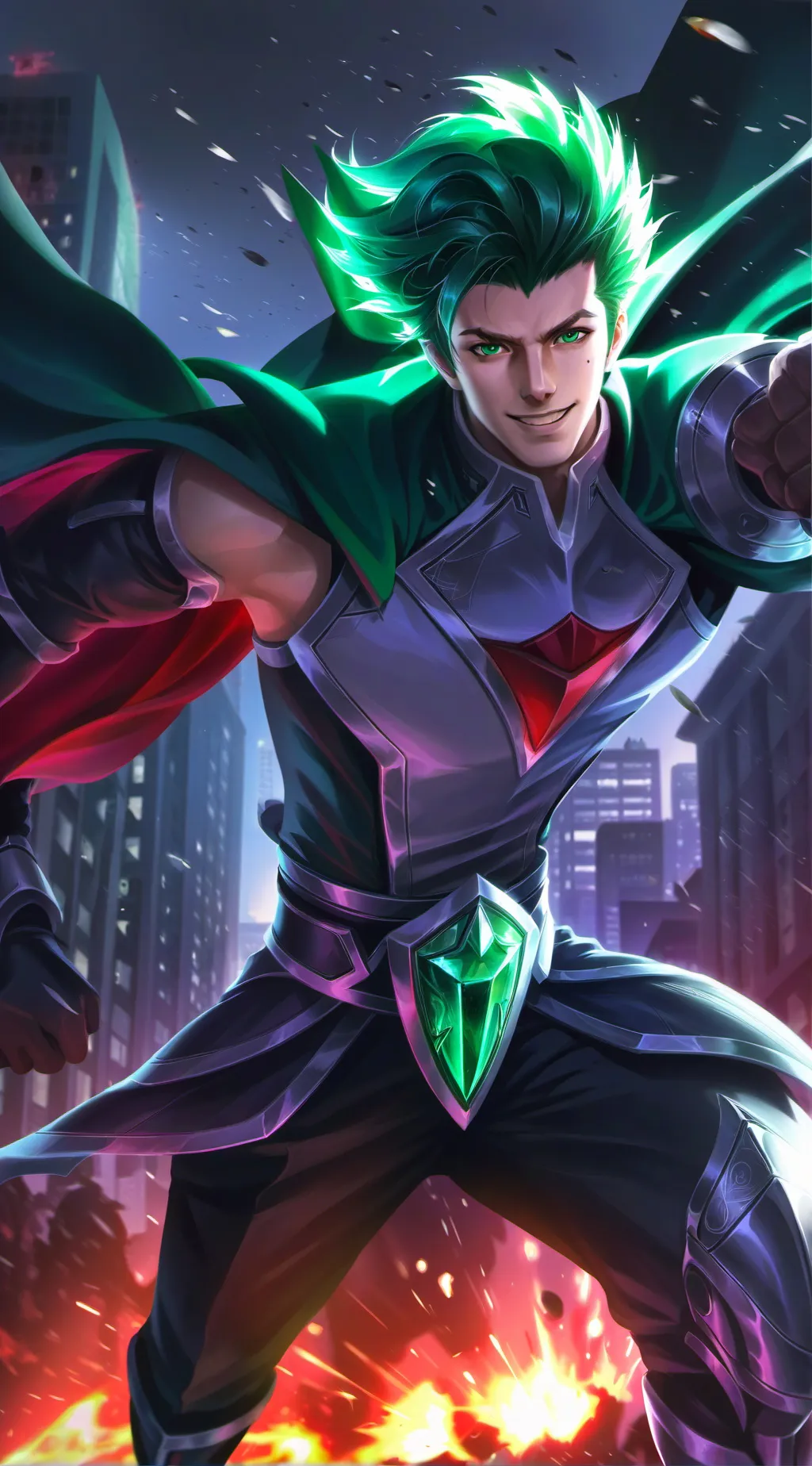 ai character: Deku background