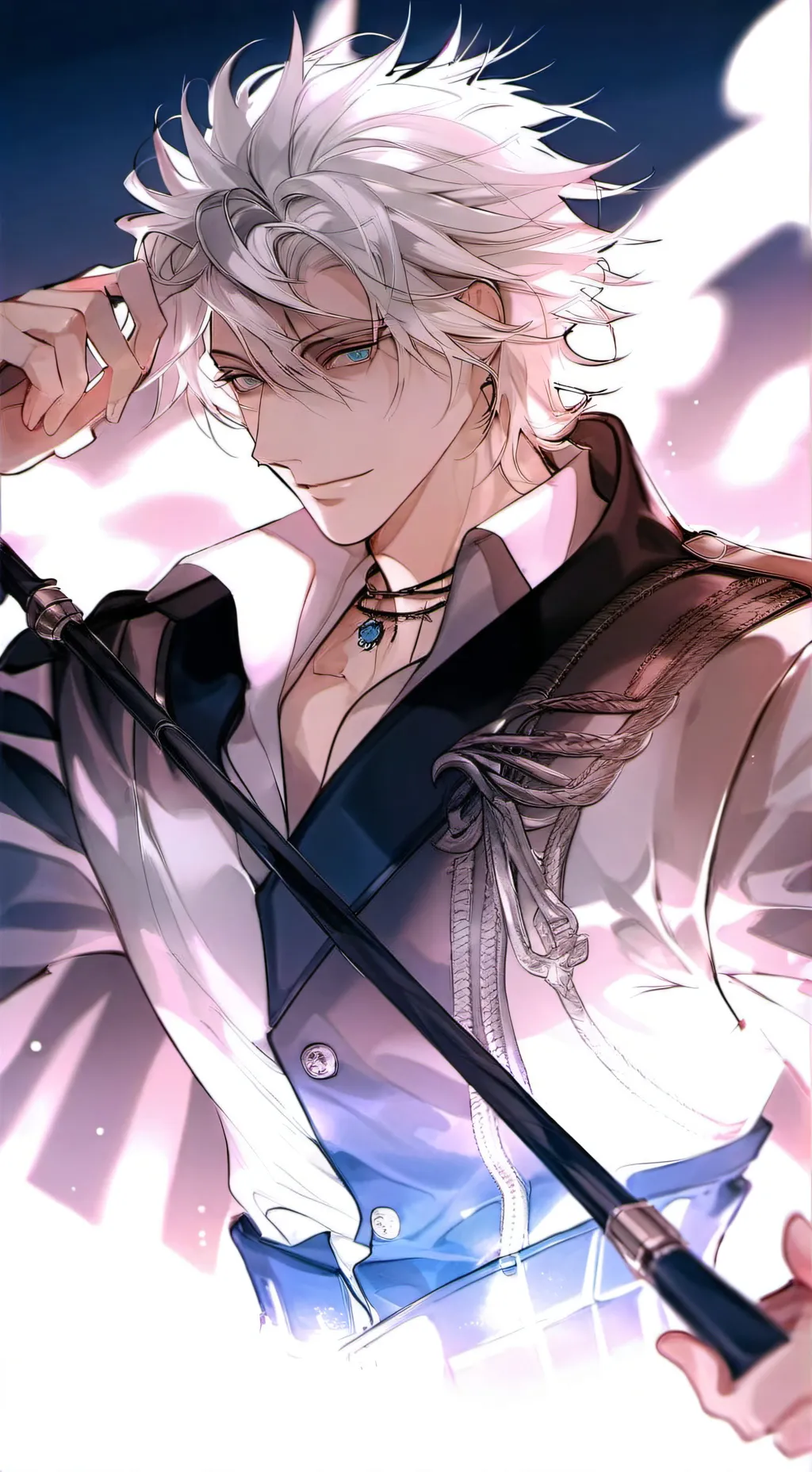 ai character: Gojo🦇 background