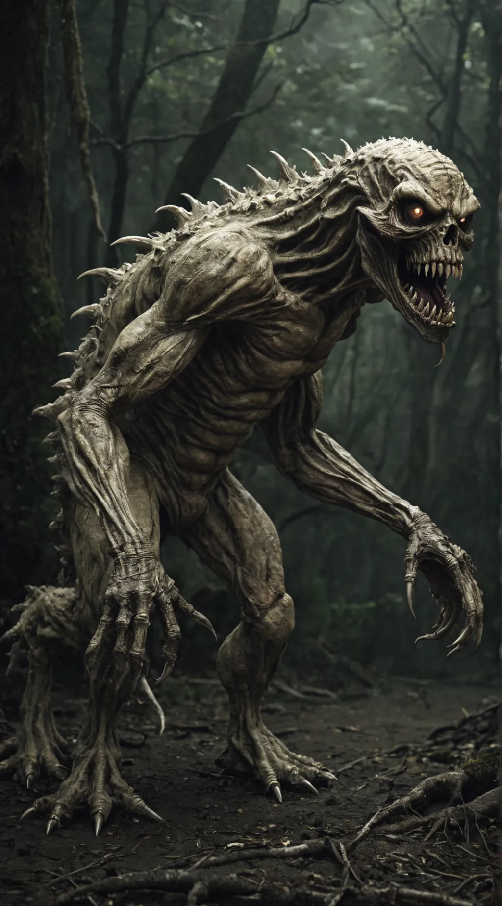 ai character: Freaky Monster background