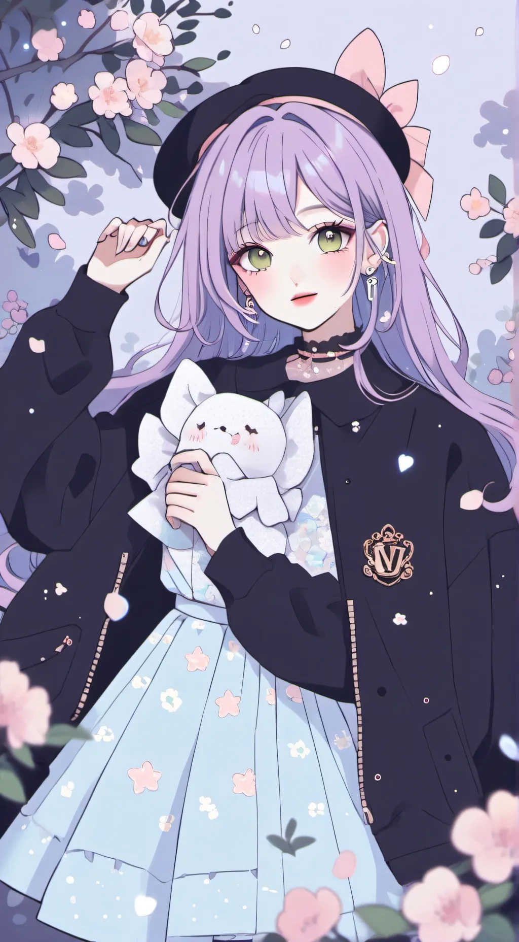 ai character: 🎀juilette🇲🇫 background