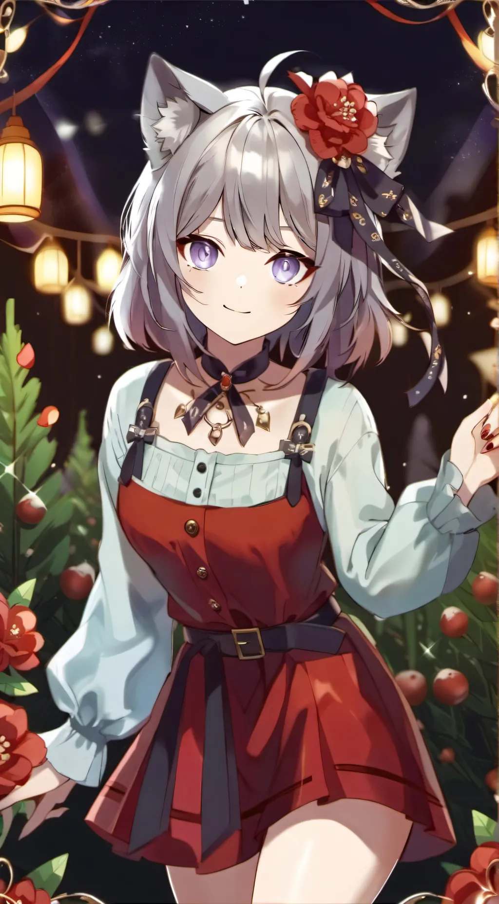 ai character: cuddle  background