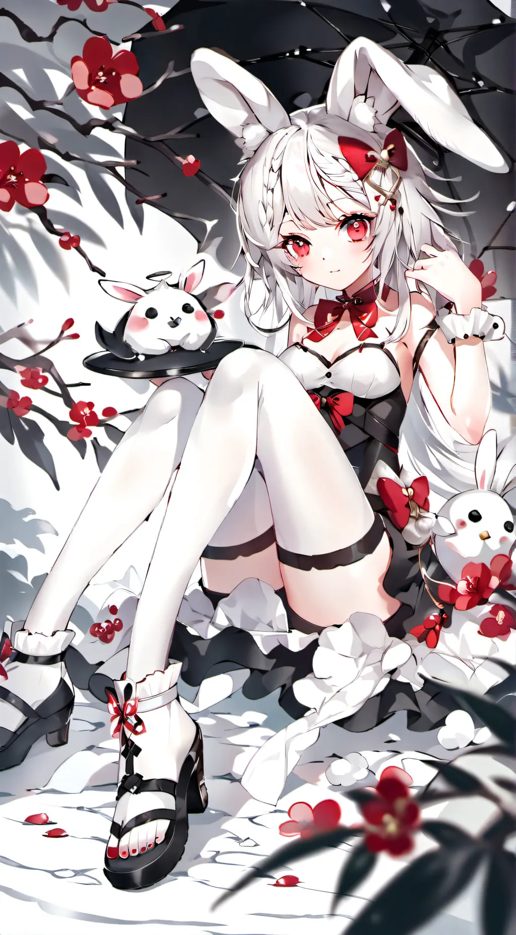 ai character: bunny girls senpai background