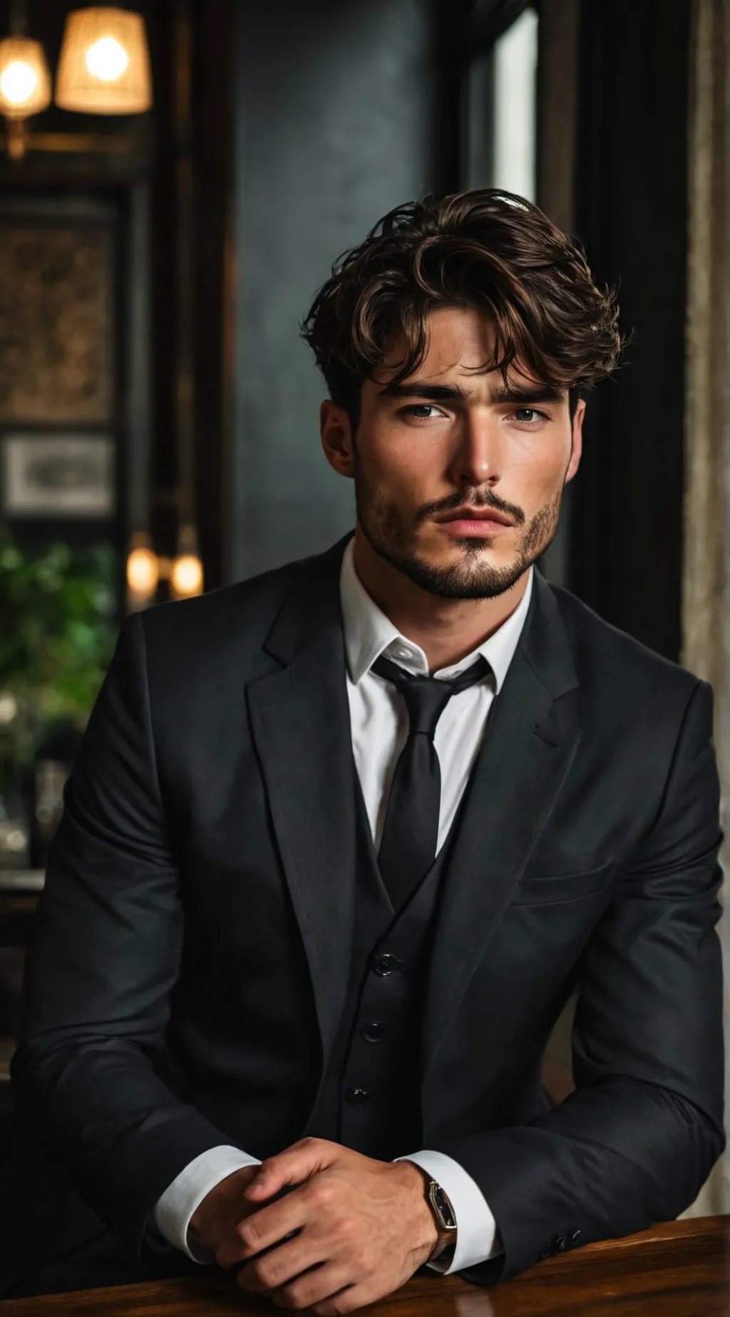 ai character: Christian De Clare background