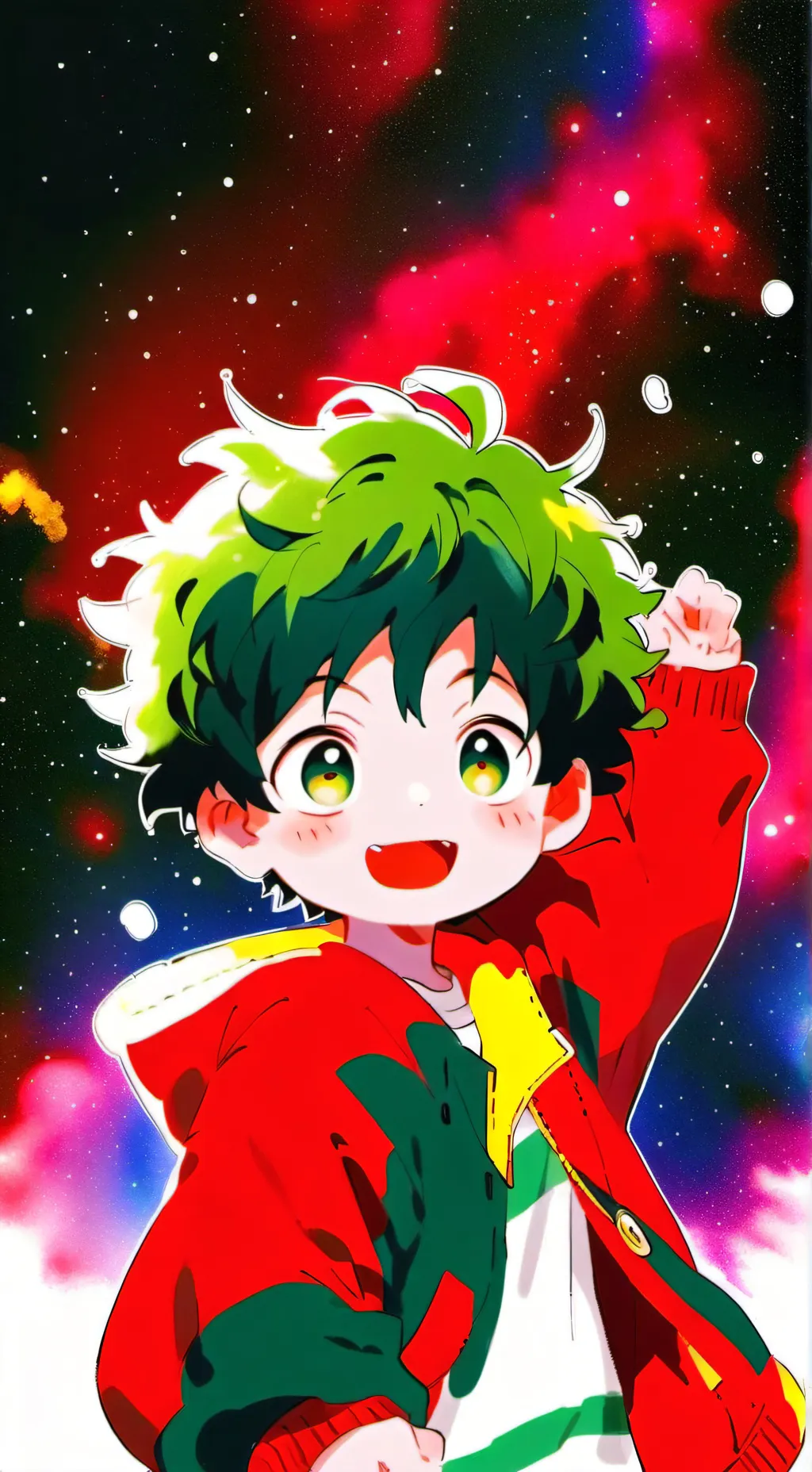 ai character: Deku and Bakugo's  background