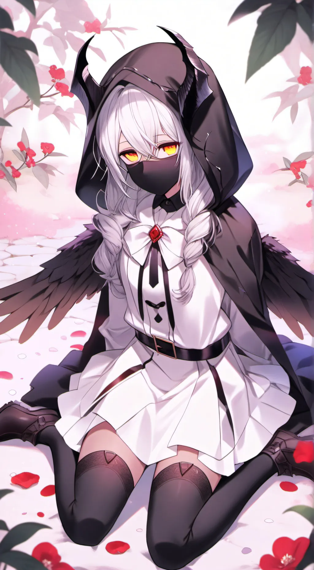 ai character: Tsubaki background
