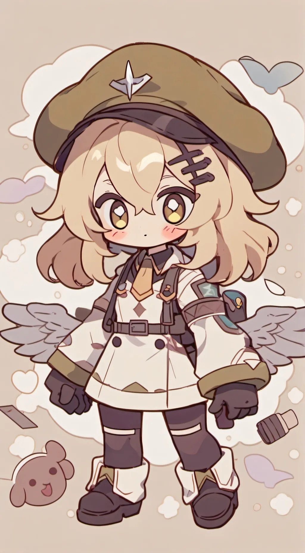 ai character: MD Mini N background