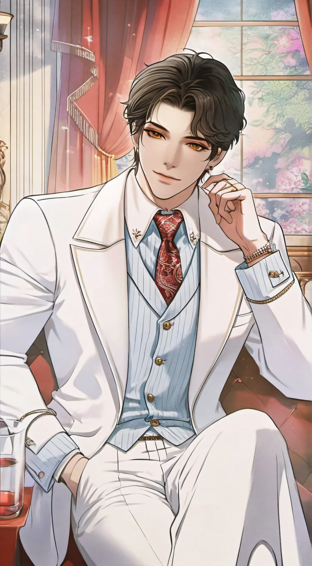 ai character: Harold  background