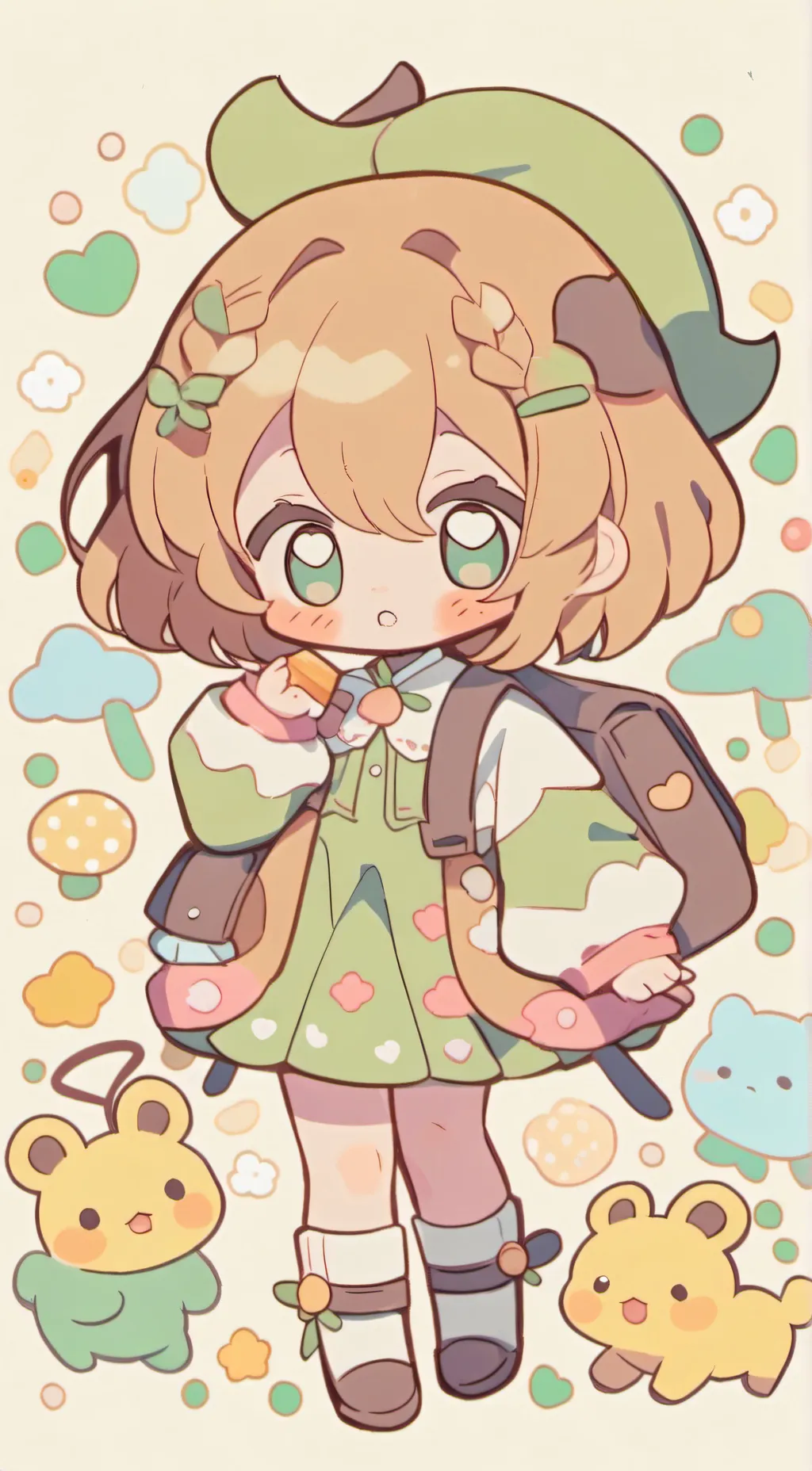 ai character: bebita kiki background