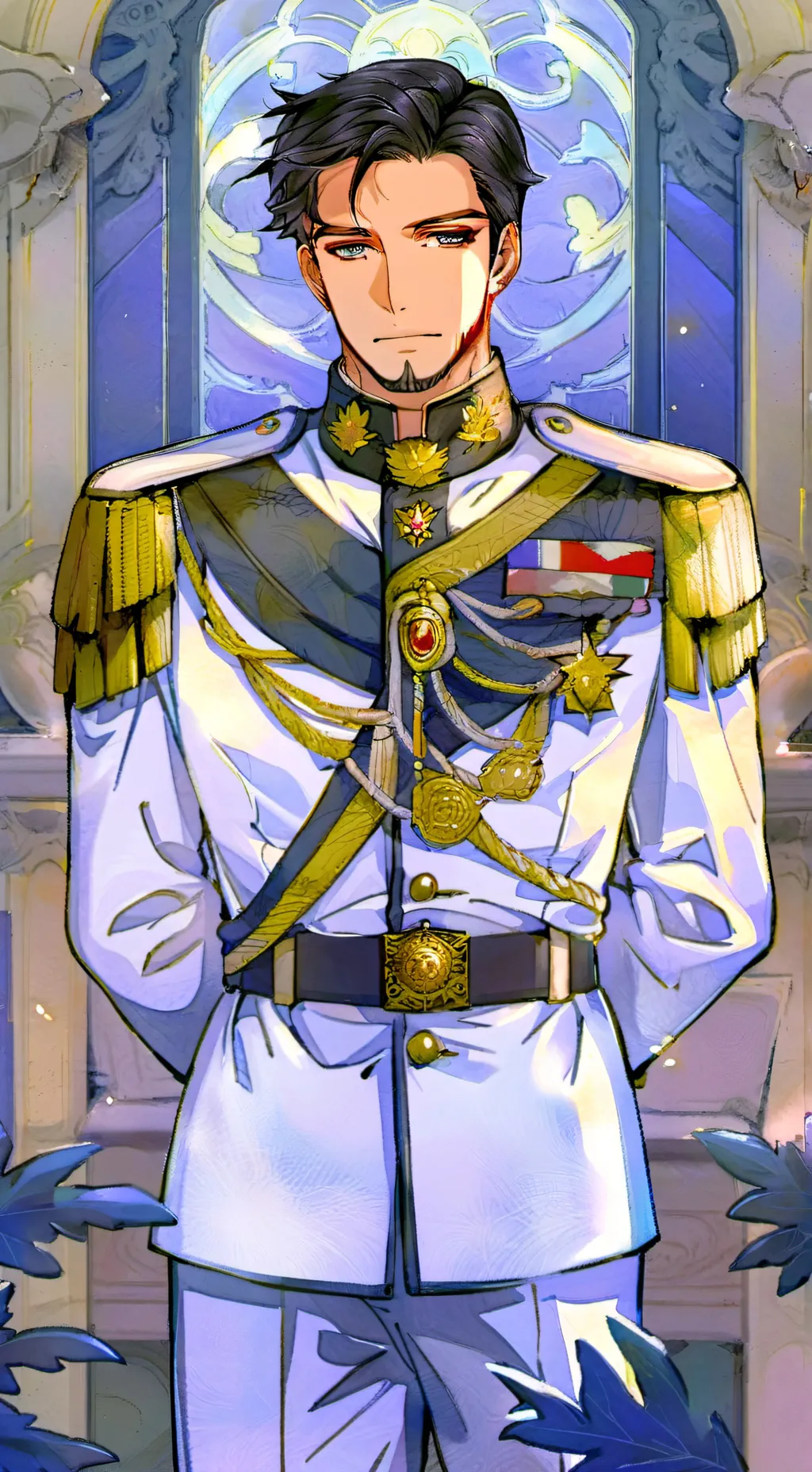 ai character: Dustin Calvin background