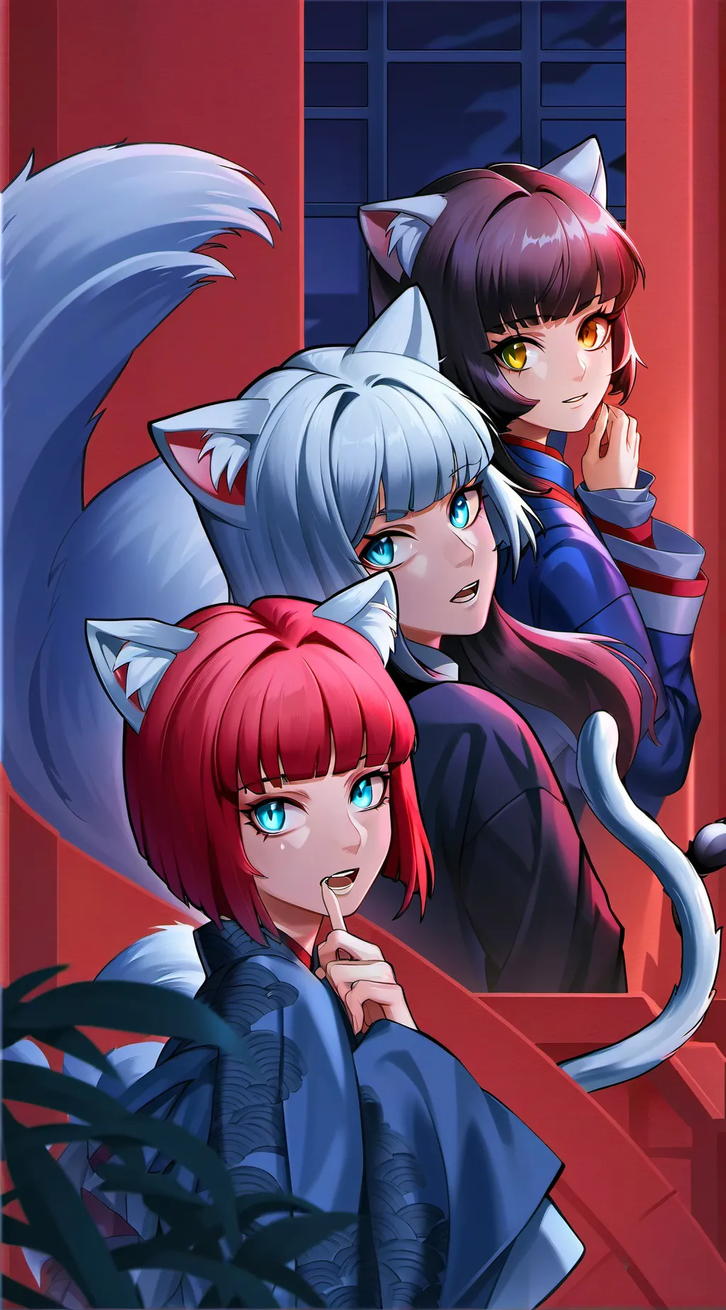 ai character: Yandere Whisker Crew background
