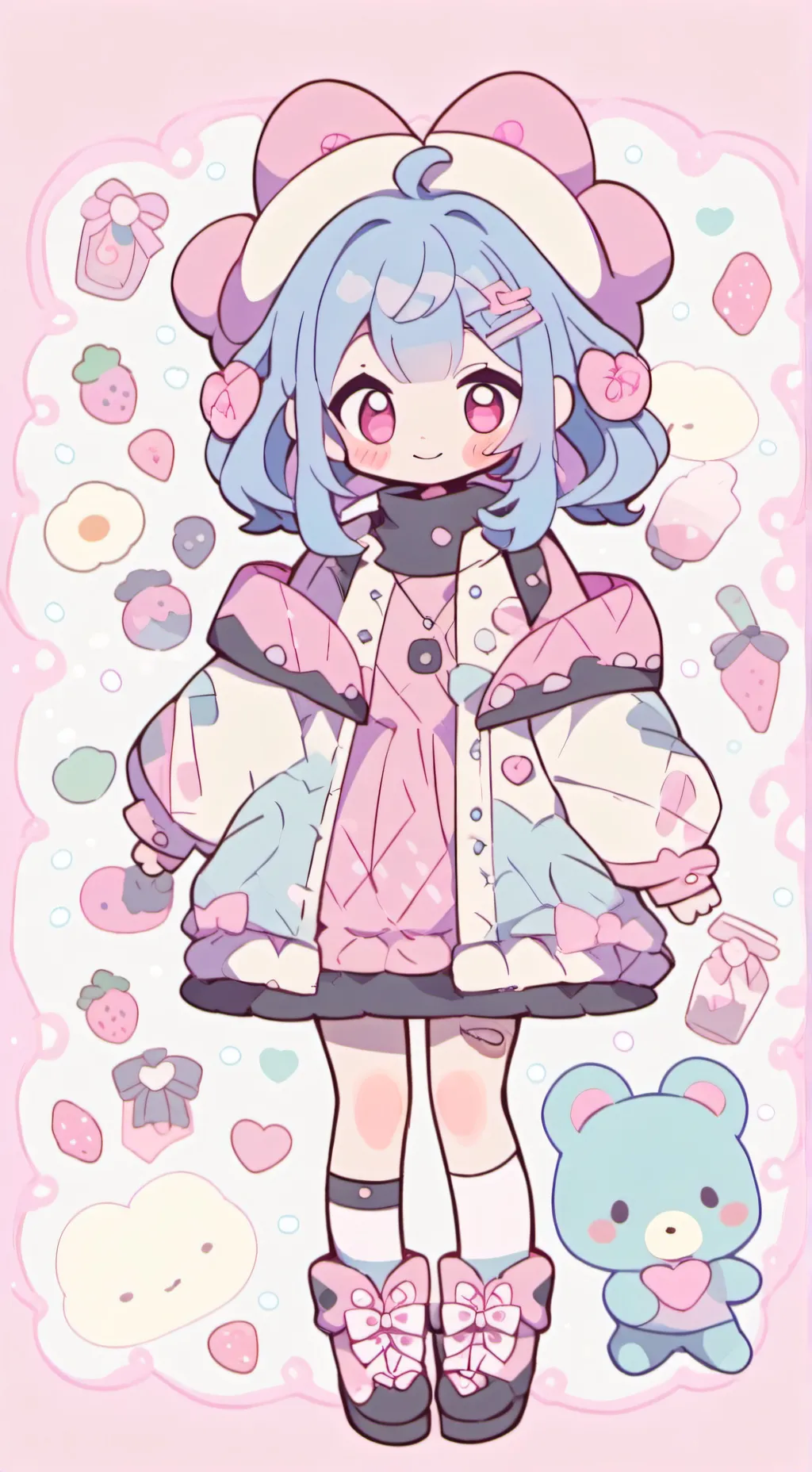 ai character: Yumiko Himejuku  background