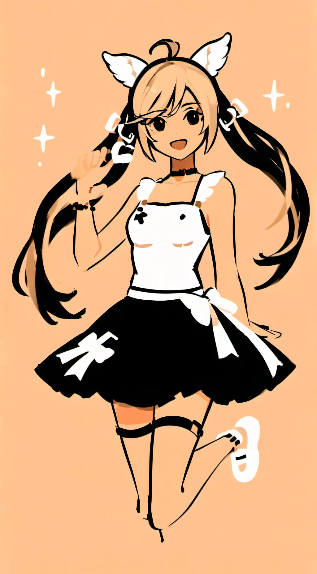 ai character: Mix mix  background