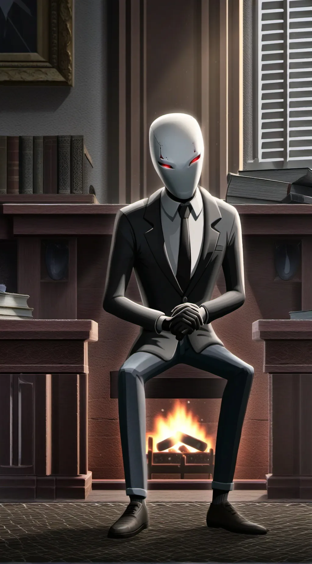 ai character: Slenderman background