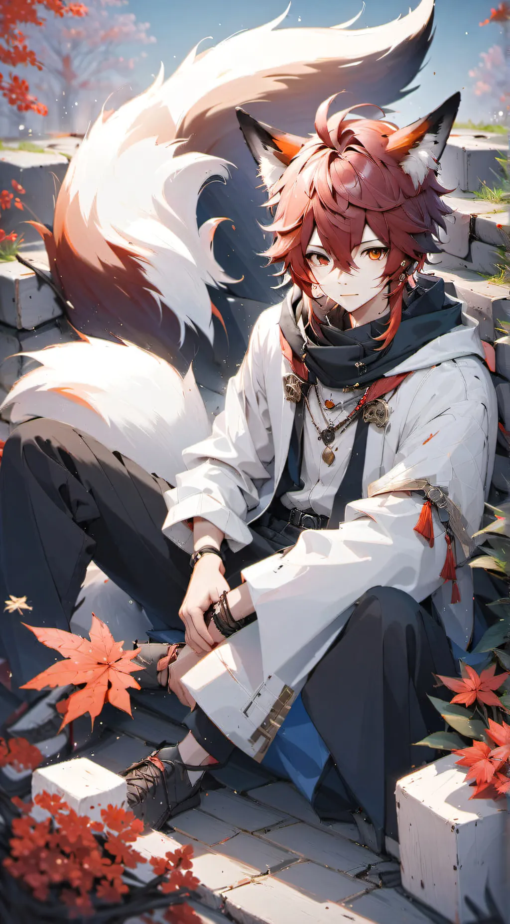 ai character: Foxxy background
