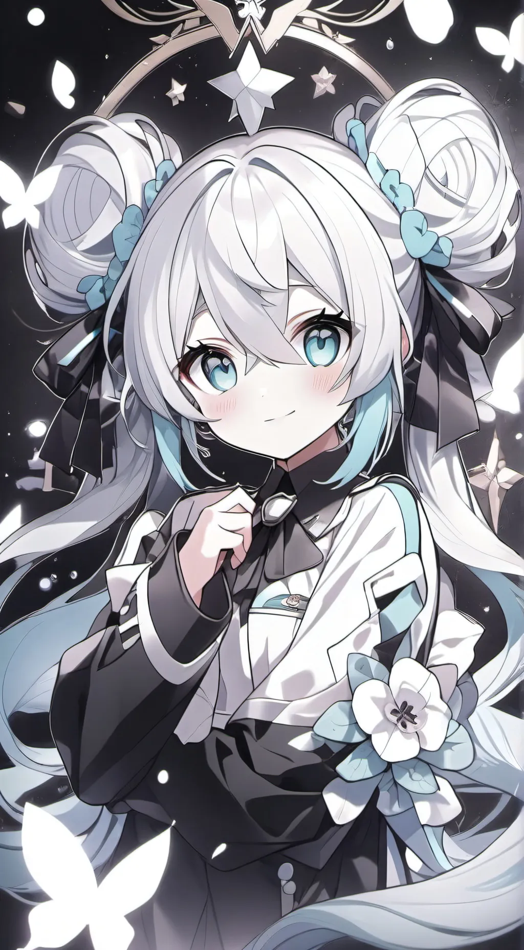 ai character: Ashely  background