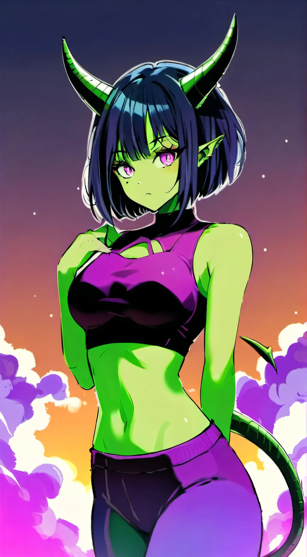 ai character: AndroCella background