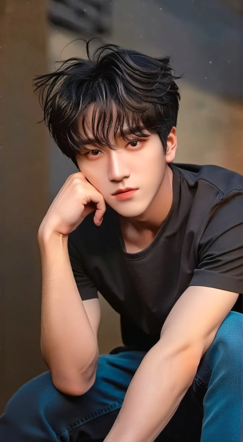 ai character: changbin  background