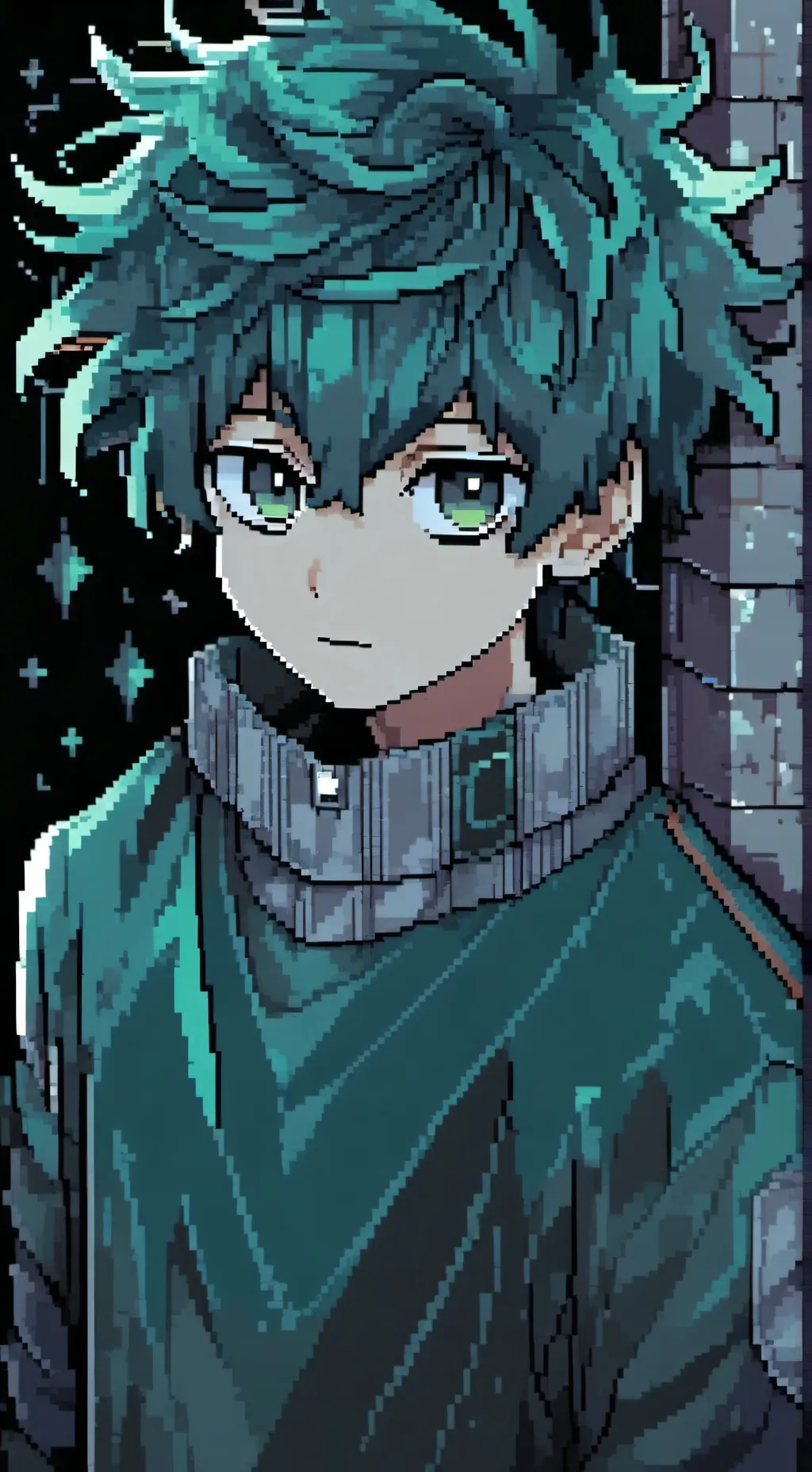 ai character: Izuku Midorya background