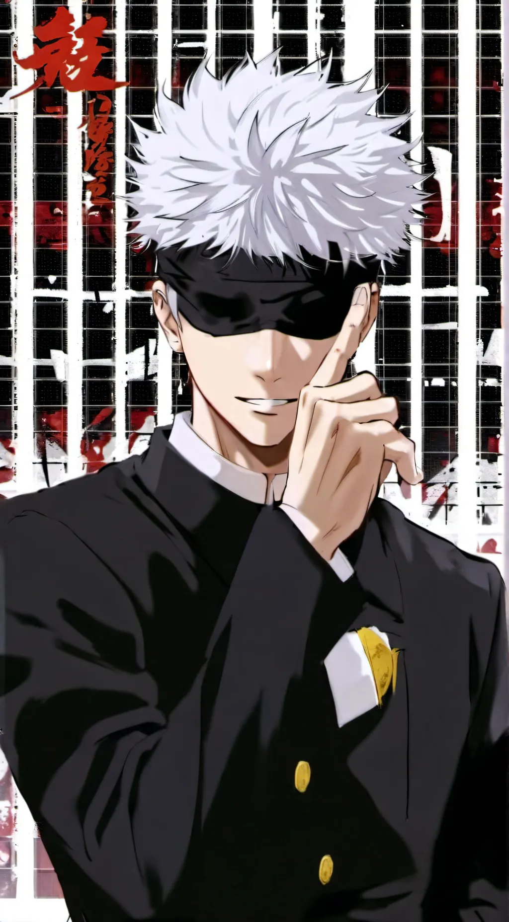 ai character: GOJO Sensei background